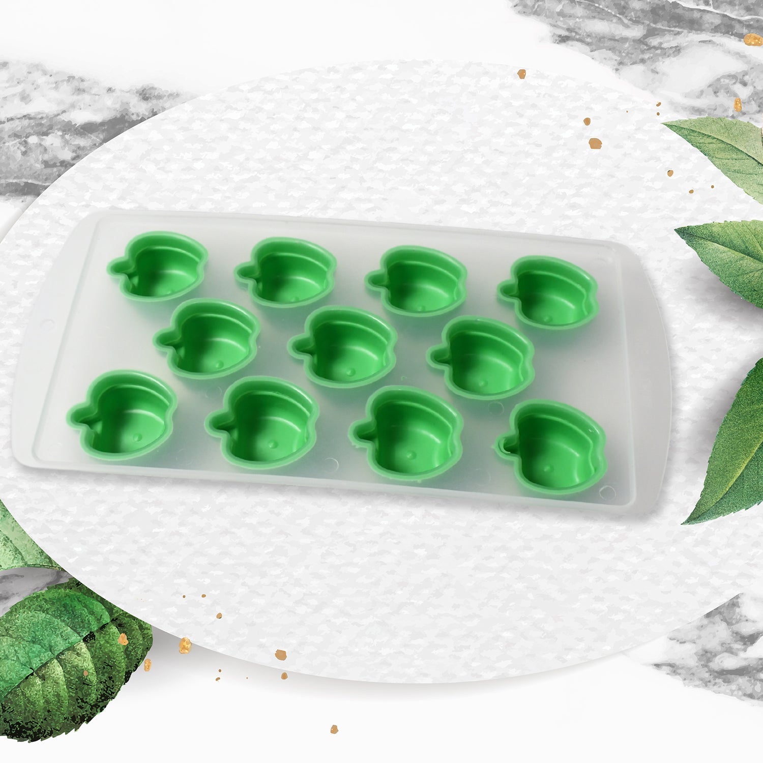 Silicone Mold Ice Cube Tray Creative Sweet Multi Type Ice Tray Buckets, Ice Cube Trays Multi Fruit Shape Ice Tray (1 Pc) Silicone Mold Ice Cube Tray Creative Sweet Multi Type Ice Tray Buckets, Ice Cube Trays Multi Fruit Shape Ice Tray (1 Pc)